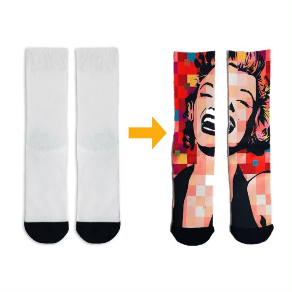 Technology sublimation printing socks