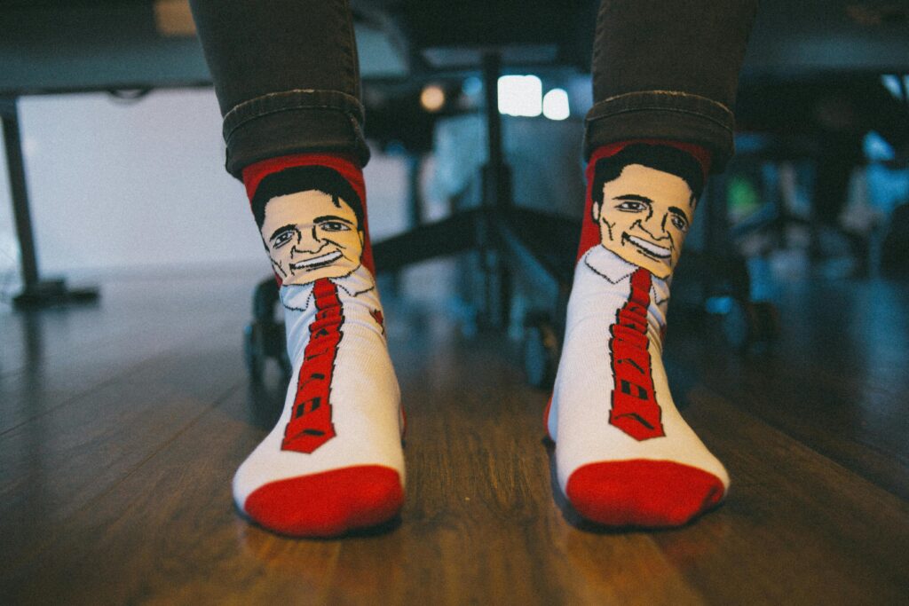 Creatives Christmas socks bulk, featuring quirky and fun designs