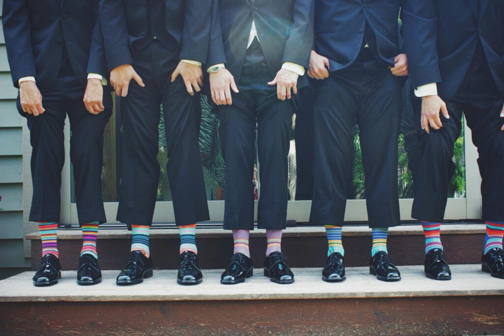 Make Matching Custom Wedding Socks for Your Groomsmen with FOCUS SOCKS